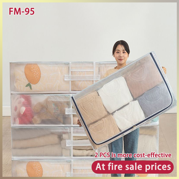 【FM-95】Slit storage box Underbed storage bag COD Tidy up the room, put ...