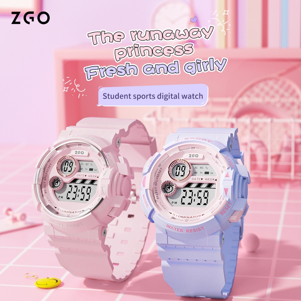 ZGO Watch For Kids Girls Boys Waterproof Light Electronic Alarm Clock ...