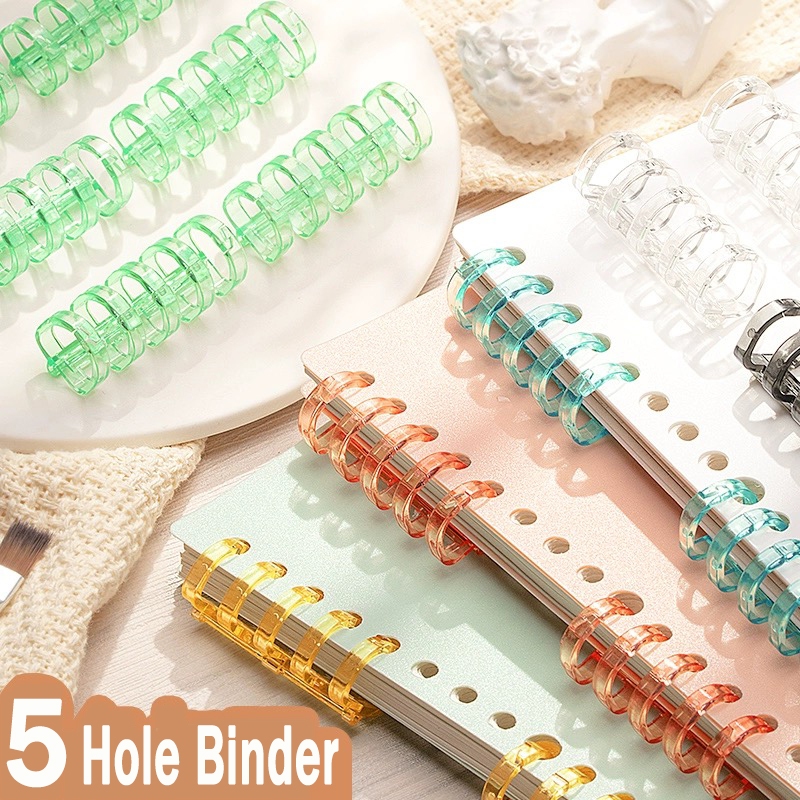 Binder 5-Hole Ring Buckle Binder Paper Buckle Loop Binding Strip Folder ...
