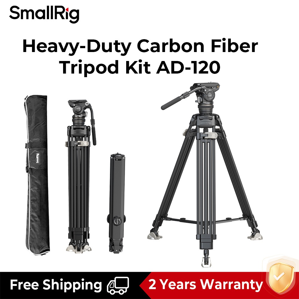 SMALLRIG 73" Video Tripod, Max Load 8kg, Heavy Duty Tripod With 360 - View #10