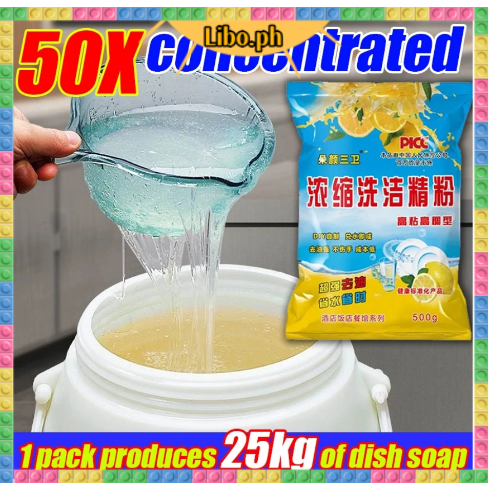 [COD]Value Diy 500g can add water 20-25 liters of dishwashing liquid ...