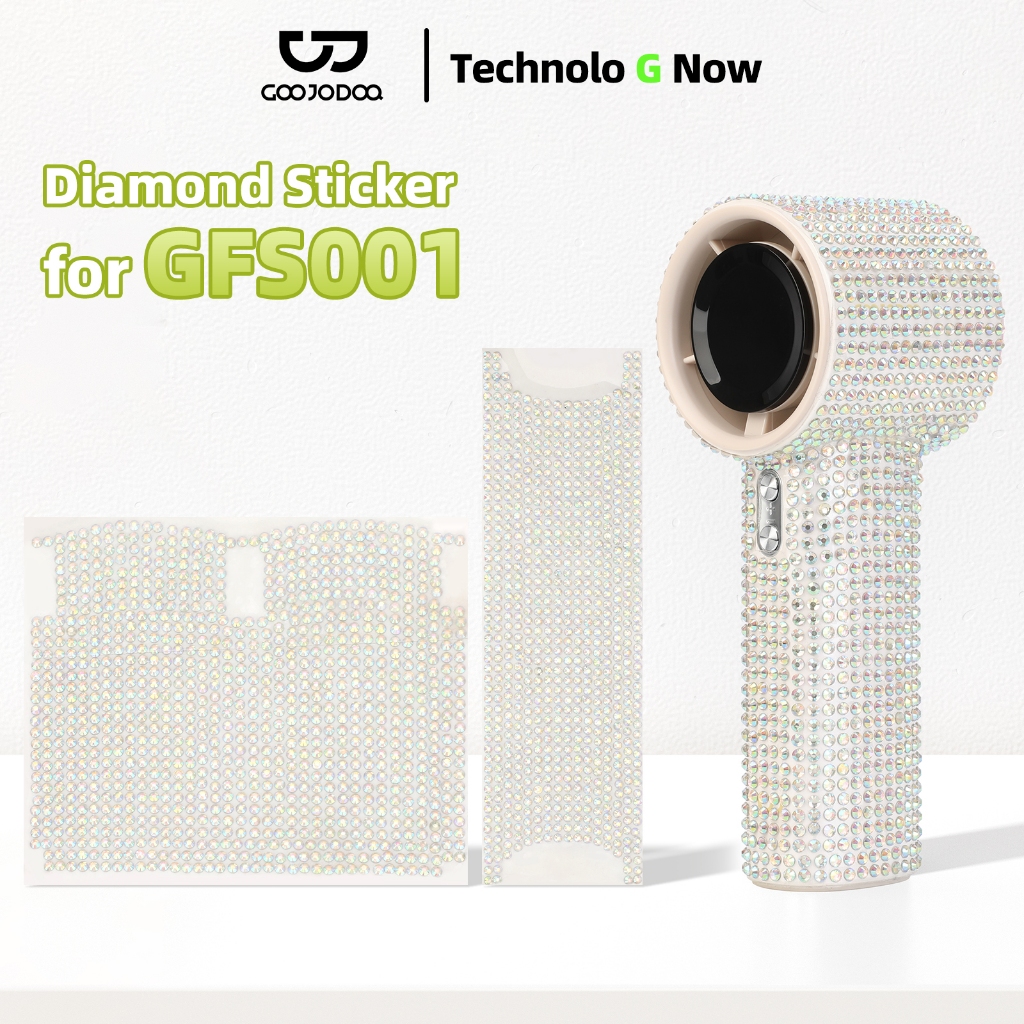 GOOJODOQ Mini Fan Diamond Sticker Protective Case Protector Cover Turbo ...