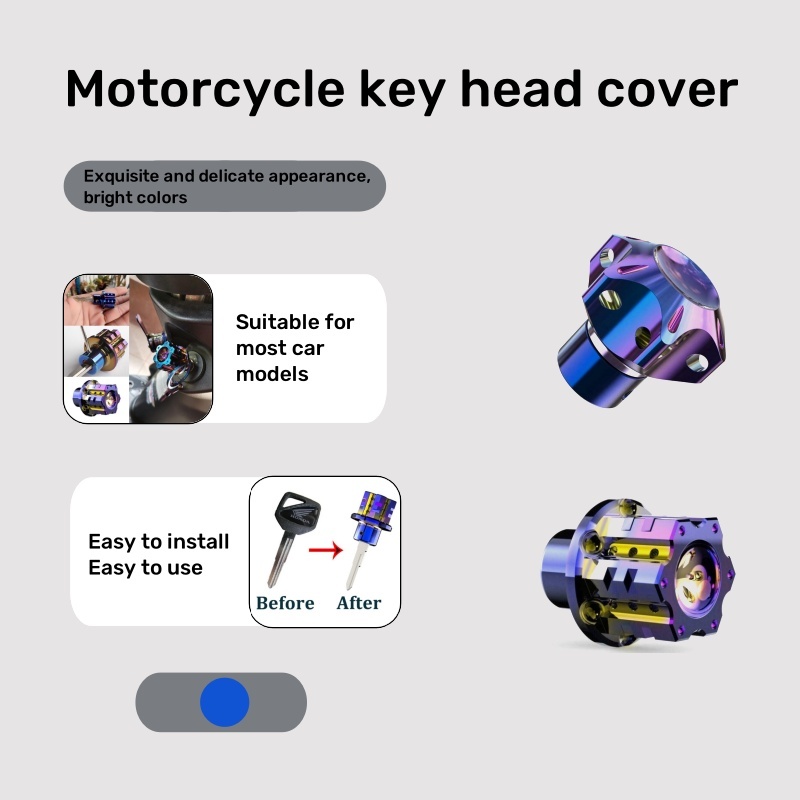 [PH Seller] Universal Motorcycle Key Cover Hexagonal Key Head ...