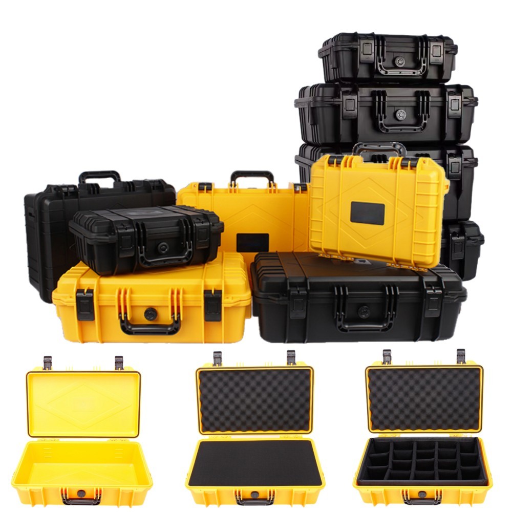 Waterproof Tool Box Safety Camera Equipment Sponge Protective Organizer ...