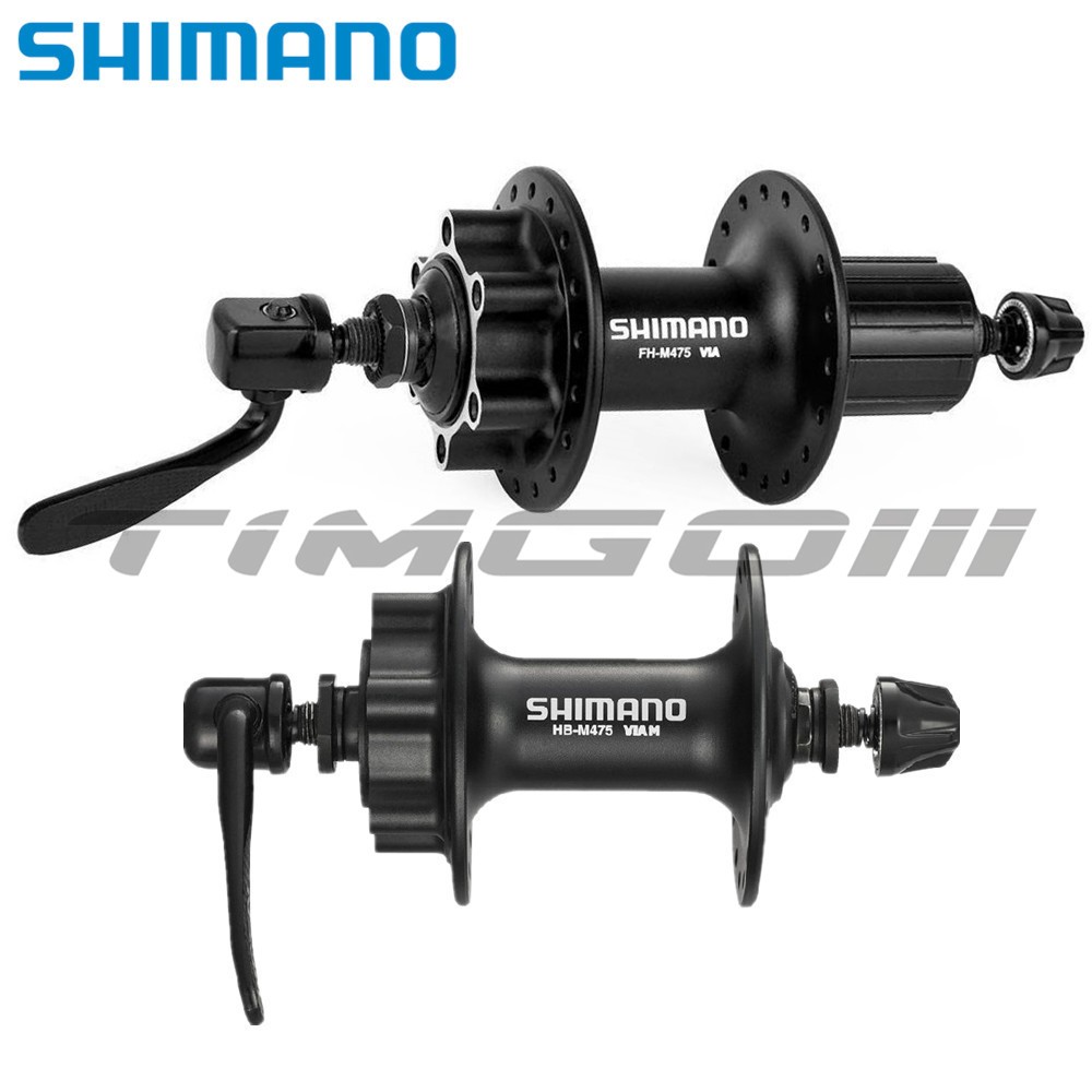 Shimano FH-M475 HB-M475 MTB Mountain Bike Hub 6-Bolt Disc Brake 32 ...