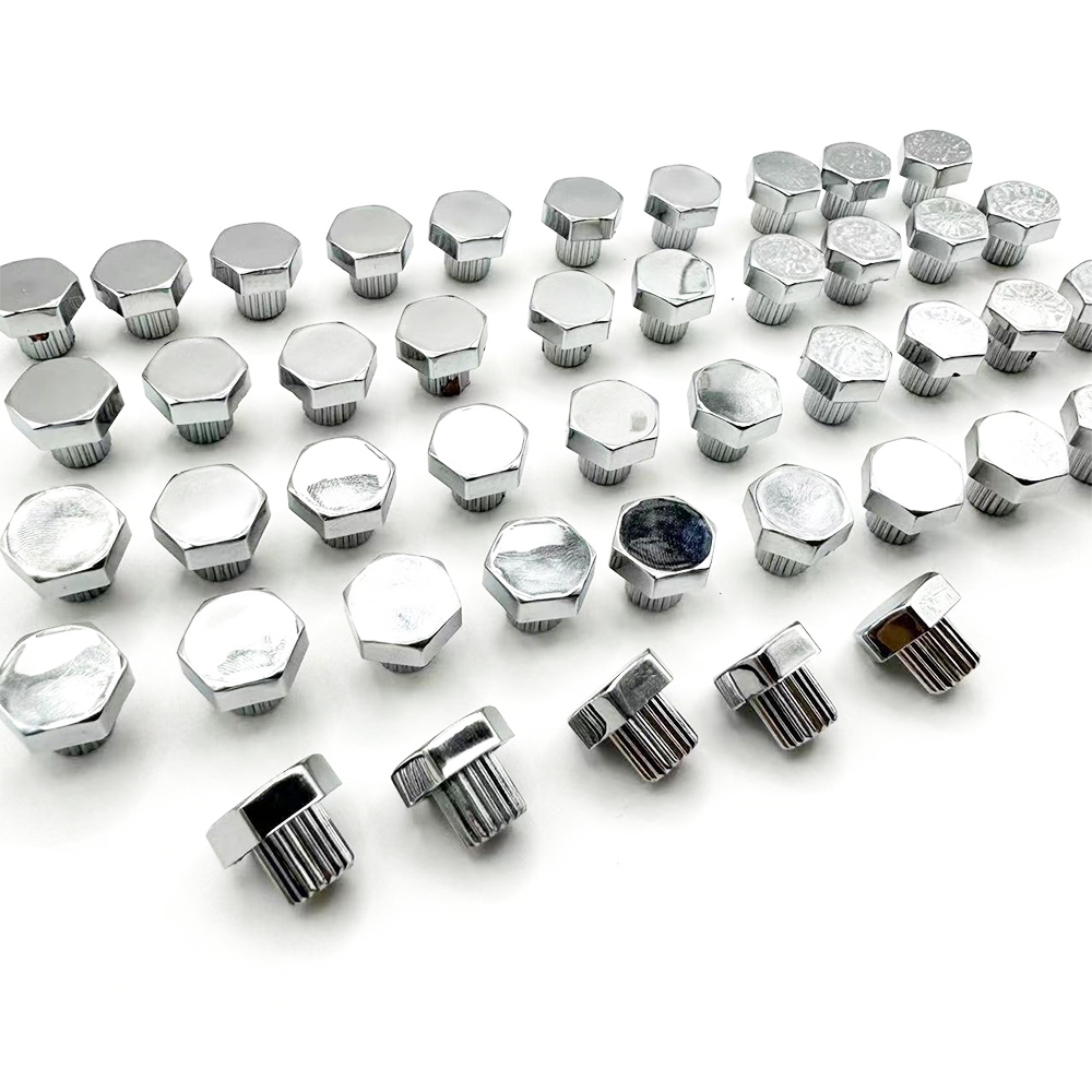 thumbnail image 2 of 100pc 14mm Wheel Rivet Nut Rim Lip Replacement – Fits 7.6mm Hole, XXR Style 2 of 3