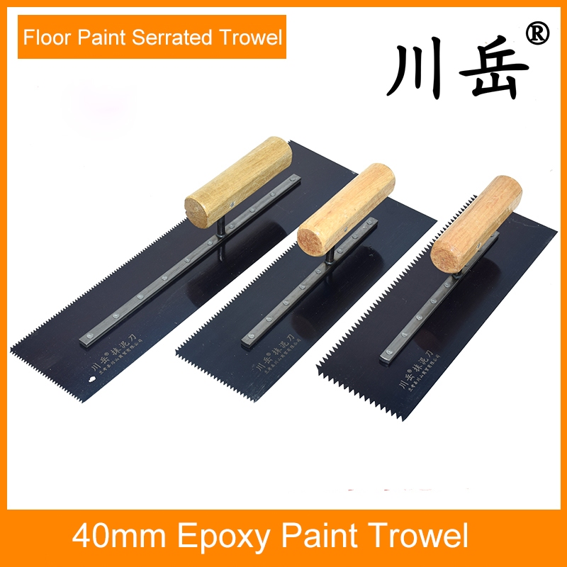 Chuanyue Brand Plastering Trowel With Teeth notch trowel 40cm Tool ...