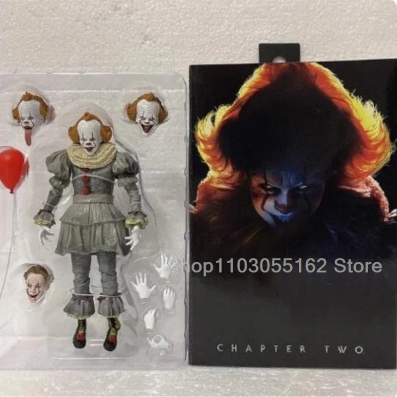 Figura Pennywise 5 Cm NECA | Scalers It 2017 | Action Figure Da Collezione | Licenza Ufficiale - 2