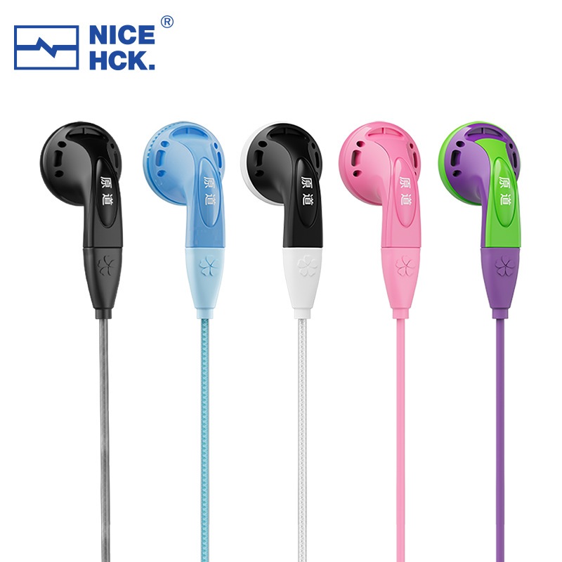 NiceHCK YDSmall Vido Small HiFi Wired Earbud PET Dynamic In-ear  Earphone Type C IEM