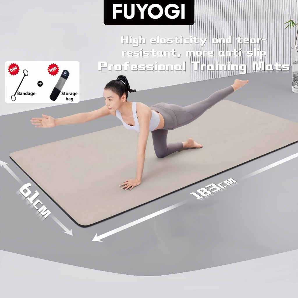 Exercise Mat 8mm Thick - Non Slip , 72x 26x 0.31 Inch Yoga Mat