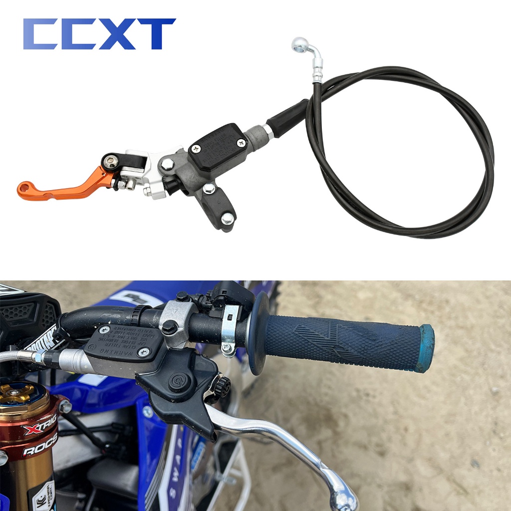 Universal Bremszylinderhebel Paar 7/8 Zoll (22mm) Für Motorrad – Hydraulischer Hauptbremszylinder (Blau)