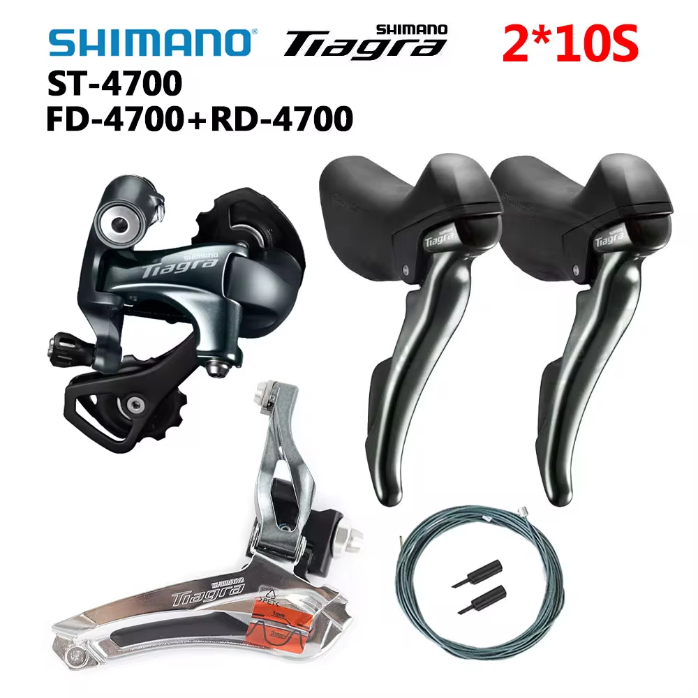 Manette De Vitesses Droite Shimano Tiagra SL-4700 10 Vitesses – Avec Câbles Inclus