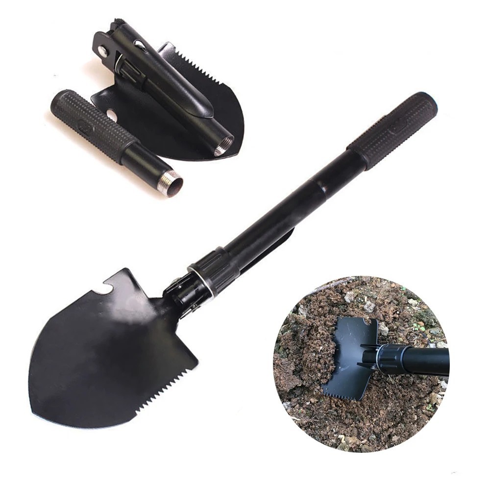1 Pc Multifunctional Folding Engineering Shovel Military Shovel Outdoor ...