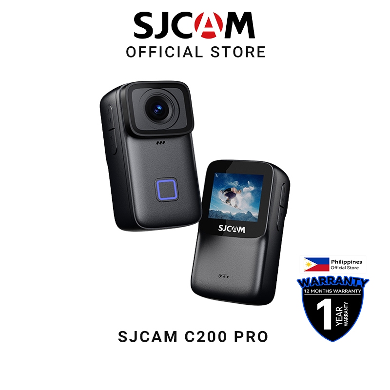 SJCAM C200 4K Mini WiFi Action Camera with 1.28 Inch IPS Screen 5M Body ...