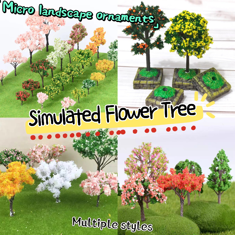 Micro Landscape Landscaping Decoration Creative Plastic Flower Micro ...