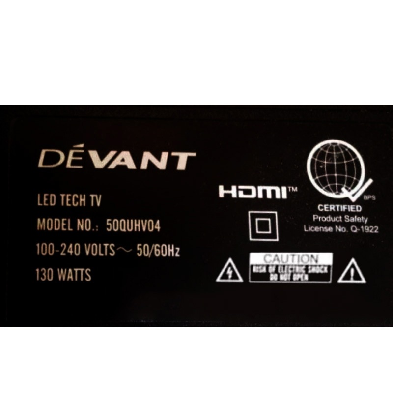 NEW 1 SET 50QUHV04 DEVANT 50 INCH TV LED BACKLIGHT 50QUHV04 | Shopee ...