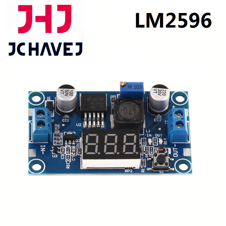 LM2596 DC/DC Buck Step Down Module Adjustable Voltage Regulator With ...