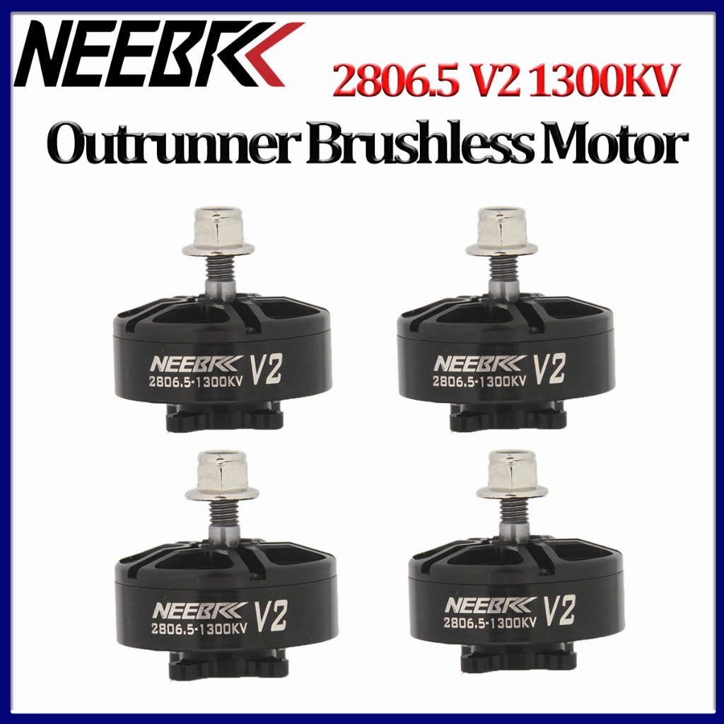 thumbnail image 2 of 4PCS 2806.5 2807 1300KV Brushless Motor FPV Motor 3-6s For APEX Mark4 7inch FPV Racing Dronequadcopter Rc Plane I.933050849 2 of 11