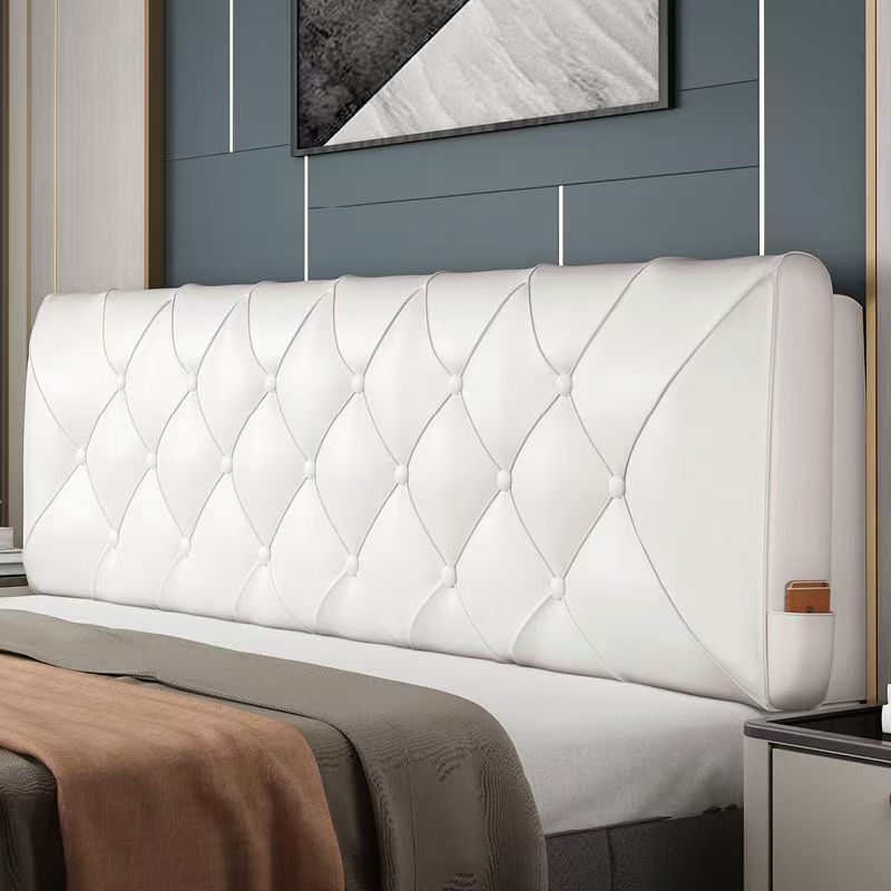 Headboard cushion,large backrest,leather surface of headboard