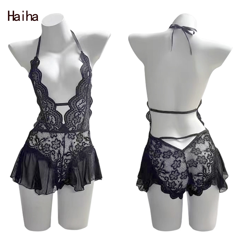 Haiha Backless Sexy Lingerie Women's Sexy Pajamas Temptation ...