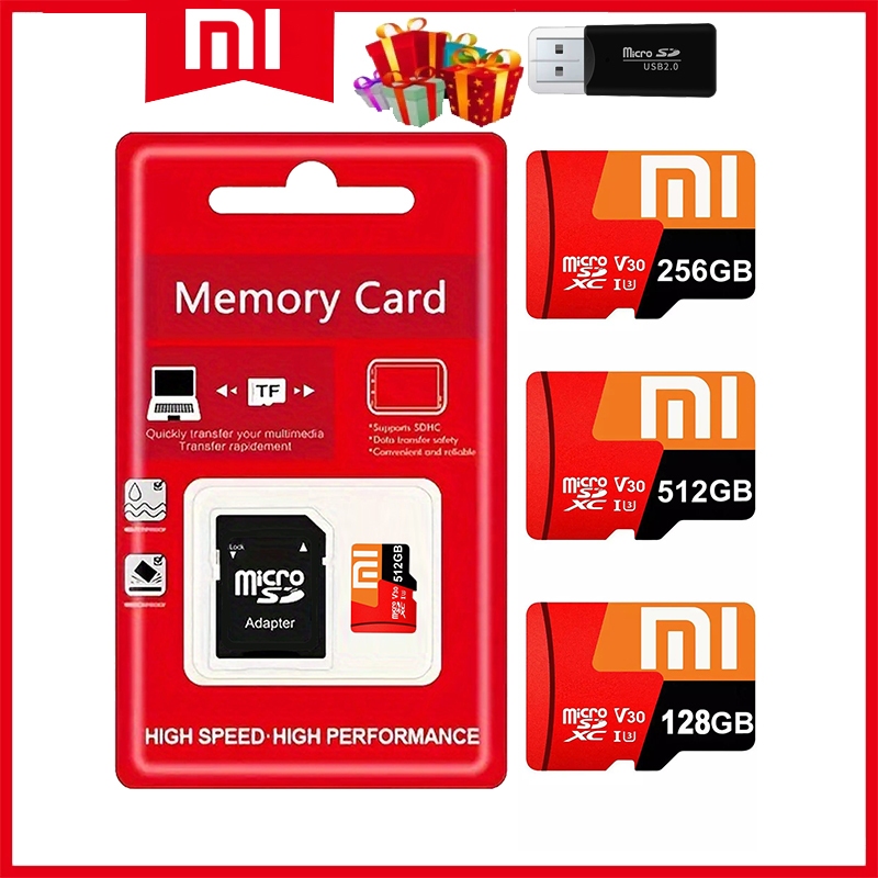 Xiaomi Mini SD Memory Card 128GB/256GB/512GB/1TB/2TB Classe 10 U3 High ...