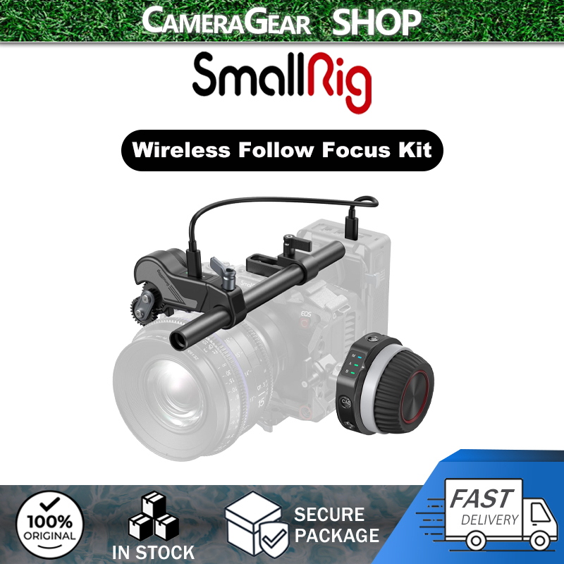 SmallRig Wireless Follow Focus Kit with Handwheel Controller & Receiver ...