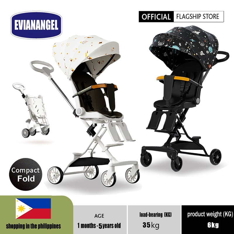 EvianAngel Lightweight Foldable Stroller For Baby Two Way Stroller For Kids  Cabin Size 0-4 Years