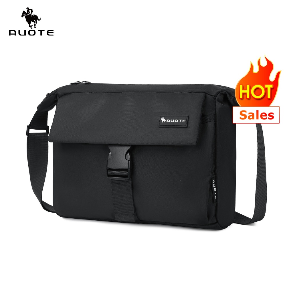 AUOTE Men Bags Shoulder Bag Fashion Cross Body Bag Leisure Messenger Bag  Large Capacity Waterproof