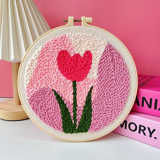 Punch Stitch Kit DIY Punch Needle Kits for Adults Punch Needle ...