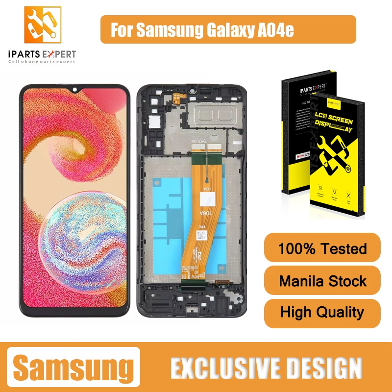 IPARTSEXPERT Original LCD For Samsung Galaxy A04e A042F LCD Display ...