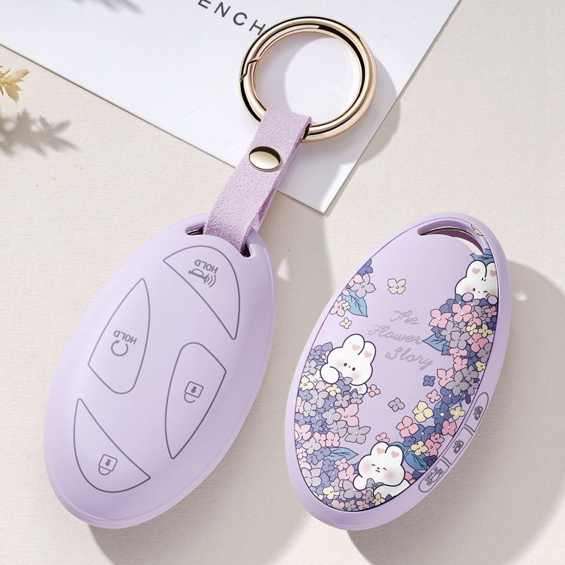 New Design Car Key Case Key Cover Shell Fob Holder for Hyundai New Kona ...