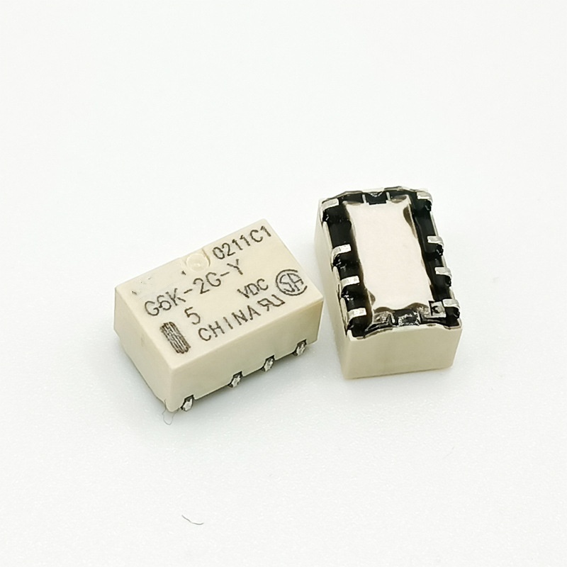 Mini Relay G6K-2G-Y 5VDC 12V Two Sets Conversion 8 Pins 1A Patch Small ...