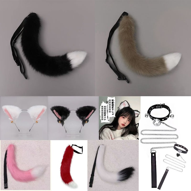 Japanese Handmade Cat Tail Animal Ear Animal Tail Plush Stage ...
