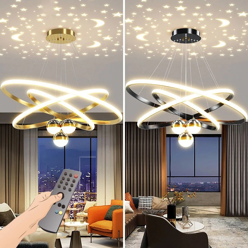 Led Ceiling Light Modern Ceiling Lights 3 Ring Ceiling Lamp 220v Lamp ...