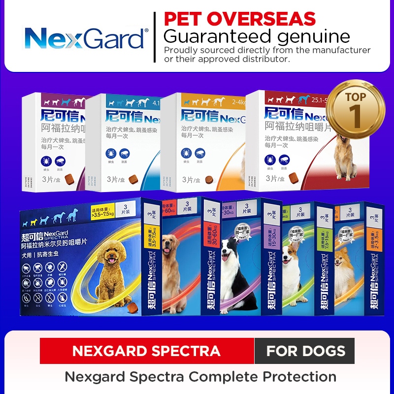 Nexgard Spectra and Nexgard Complete Parasite Protection for you Dogs ...