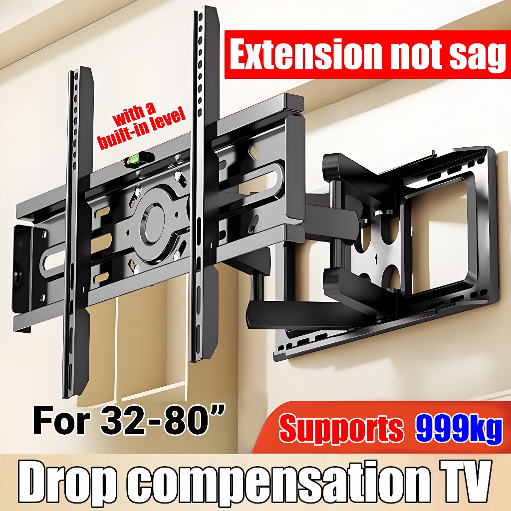 6 Arms TV Mount 32-80 inch Unvisal Tv Wall Bracket Screen For TV Swivel ...