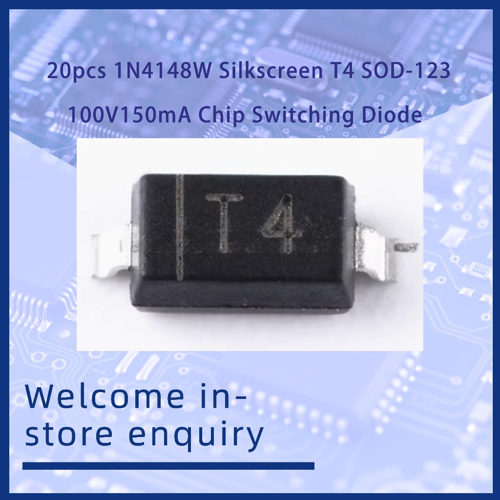 1N4148W 1206 SOD-123 Fast Switching Diode 150mA 75V Surface Mount Diode SMD T4