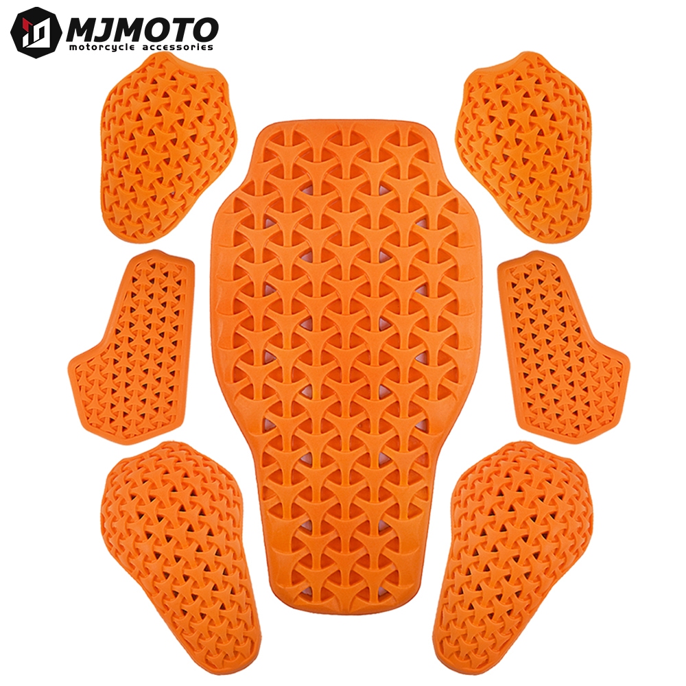 9PCS Sets Motorcycle Clothing Insert Protectors Knee Elbow Pads CE ...