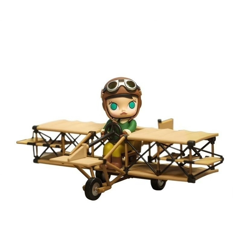 POPMART Molly Feng Ruhao figurine set airplane doll | Shopee Philippines