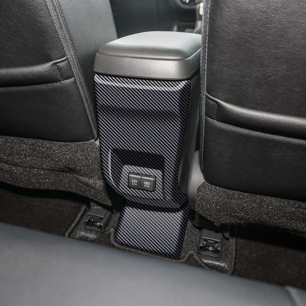 Car For Toyota Raize Accessories Rear Air Outlet, ABS Carbon Fiber Rear ...