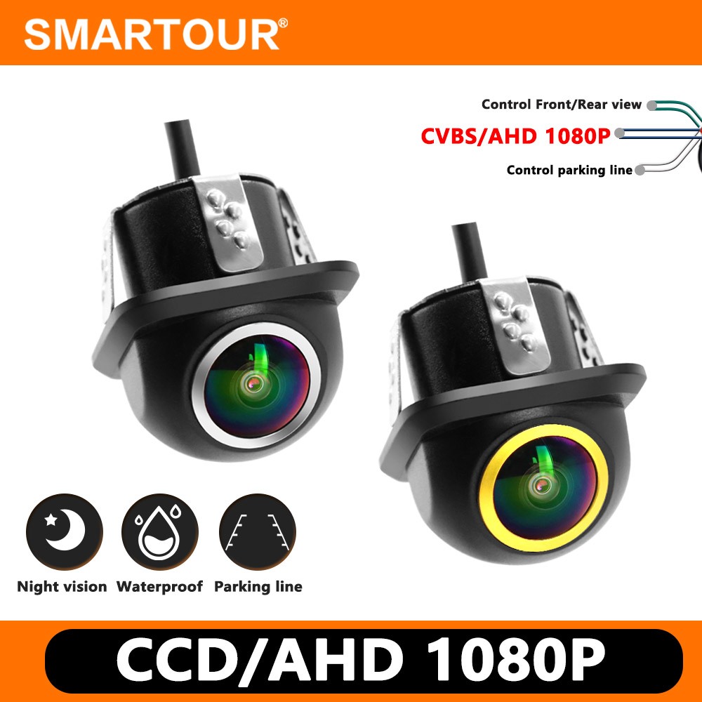 Smartour Universal AHD 1080P 180 Degree Fisheye Lens Backup Camera ...