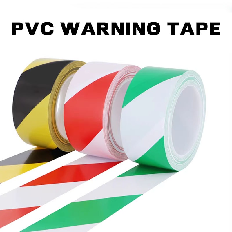 Pvc Warning Tape Black Yellow Zebra Line Alert Landmark Sticker Floor ...