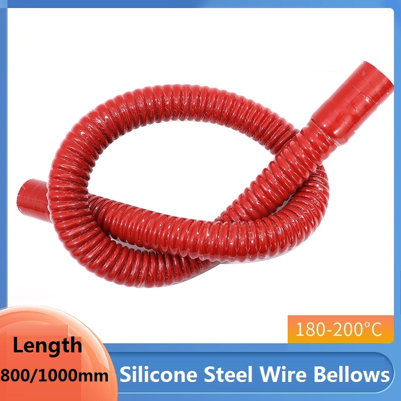 Silicone Steel Wire Corrugated Pipe Universal Pipe High Temperature ...