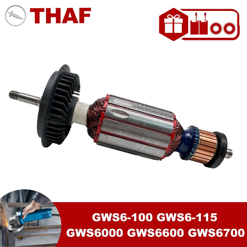 AC220V-240V Rotor Armature Anchor Stator Replacement of Angle Grinder ...