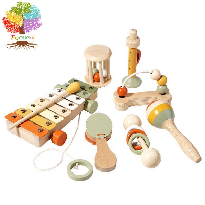 Montessori Wooden Musical Instruments for Toddlers 1-3 Years Old Modern ...
