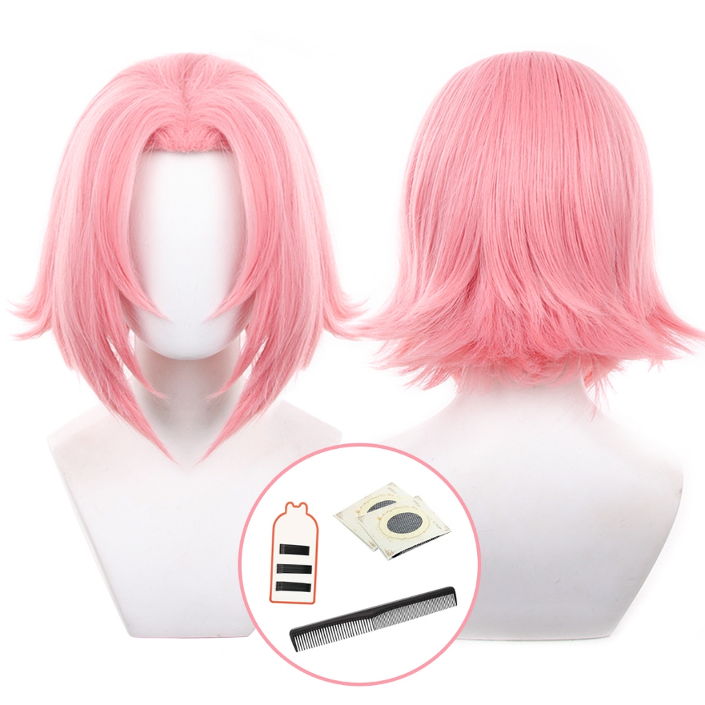HOLOUN Wig Haruto Sakura Cosplay Japanese Anime Role Play Hair Christmas