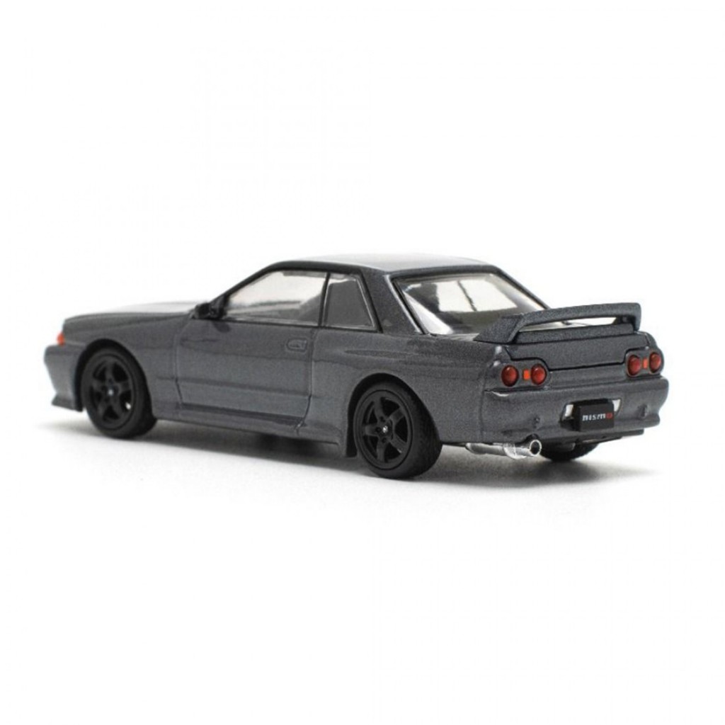 Poprace PR640101 1/64 GT-R R32 Gun Grey Metallic Diecast Scale Model ...