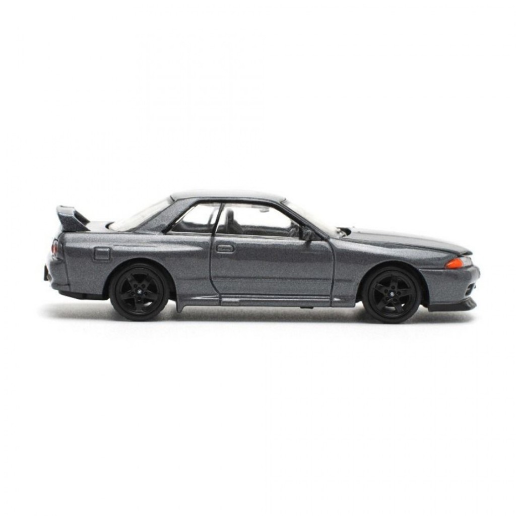 Poprace PR640101 1/64 GT-R R32 Gun Grey Metallic Diecast Scale Model ...