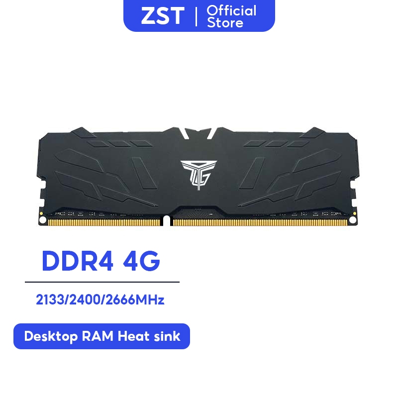 ZST RAM DDR4 Desktop 4G 2133 2400 2666MHz Computer Gaming Heat Sink ...