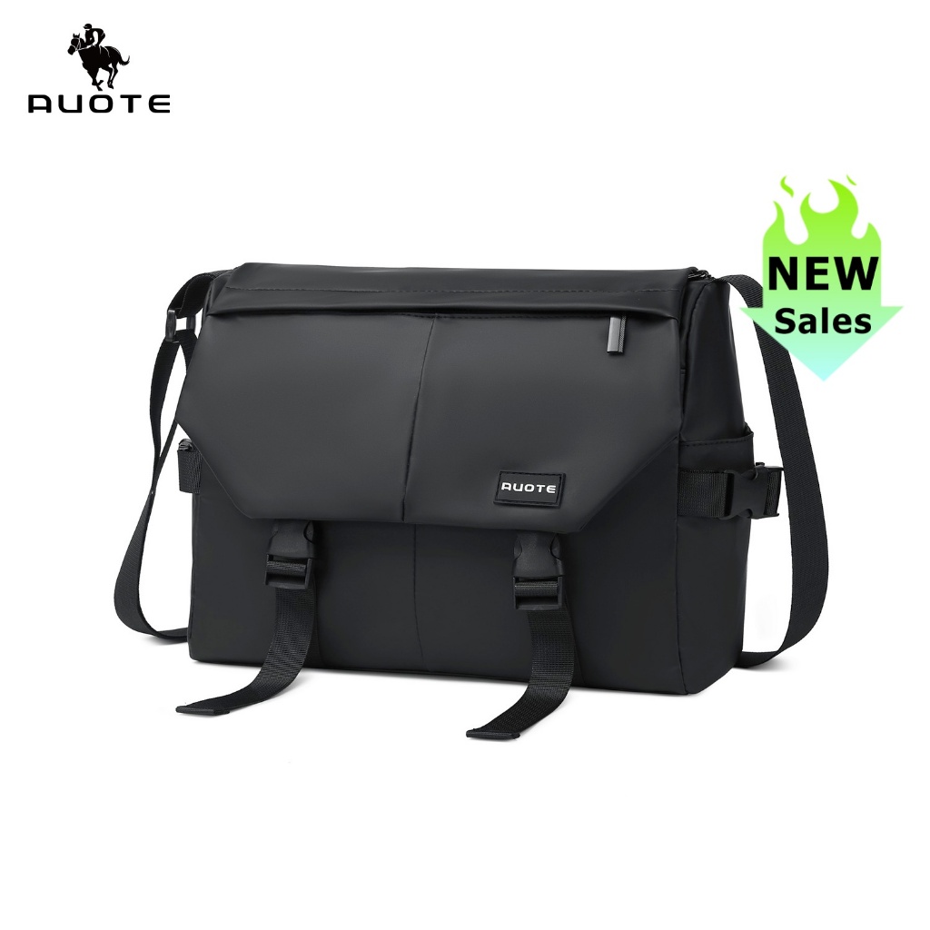 AUOTE Men Bags Men's Shoulder Bag Cross Body Bag Leisure Messenger Bag  Large Capacity Sling Bag
